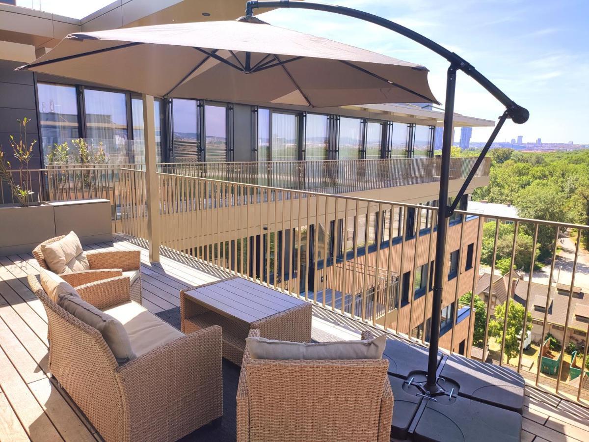 Panorama Apartment Vienna - Free Parking, Sauna & Fitness Luaran gambar